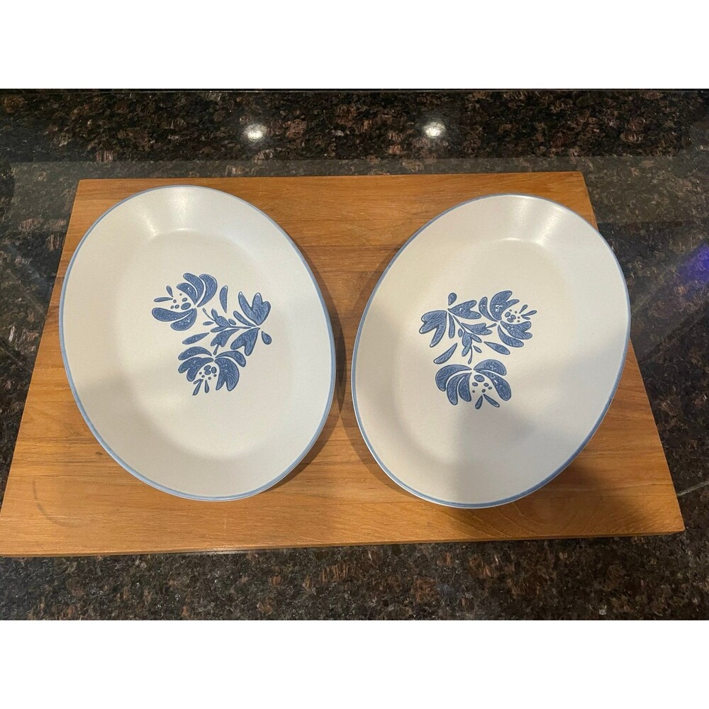 2 Pfaltzgraff Yorktown small serving platters